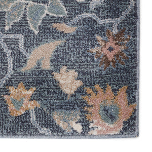 Jaipur Living Vibe by Jaipur Living Feyre Persian Medallion Polypropylene Rug for Rooms Dark Blue 5'3"X8' RUG150533