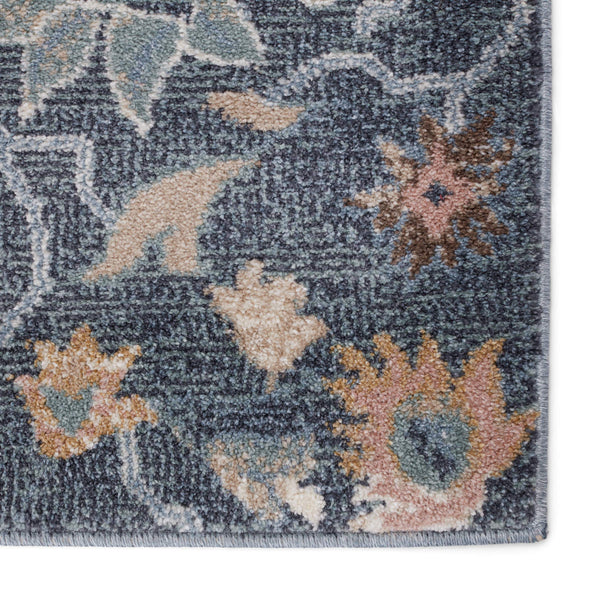 Jaipur Living Vibe by Jaipur Living Feyre Persian Medallion Polypropylene Rug for Rooms Dark Blue 5'3"X8' RUG150533