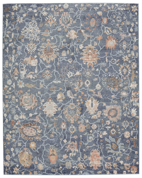 Jaipur Living Vibe by Jaipur Living Feyre Persian Medallion Polypropylene Rug for Rooms Dark Blue 8'X10' RUG150531