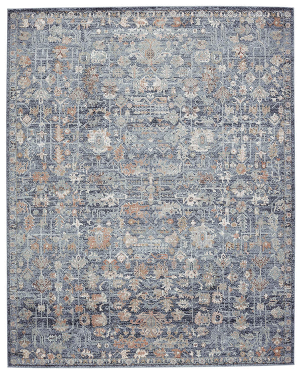Jaipur Living Vibe by Jaipur Living Mariette Persian Floral Medallion Polypropylene Low Pile Area Rug RUG150535