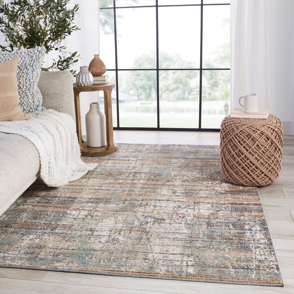 Jaipur Living Vibe by Jaipur Living Abstract Striped Polypropylene Rug for Dining Rooms 8' x 10' RUG150537