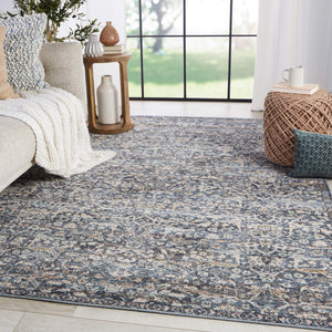 Jaipur Living Vibe by Jaipur Living Odette Filigree Polypropylene Rug Persian Inspired Room 9'6" x 12' RUG150544