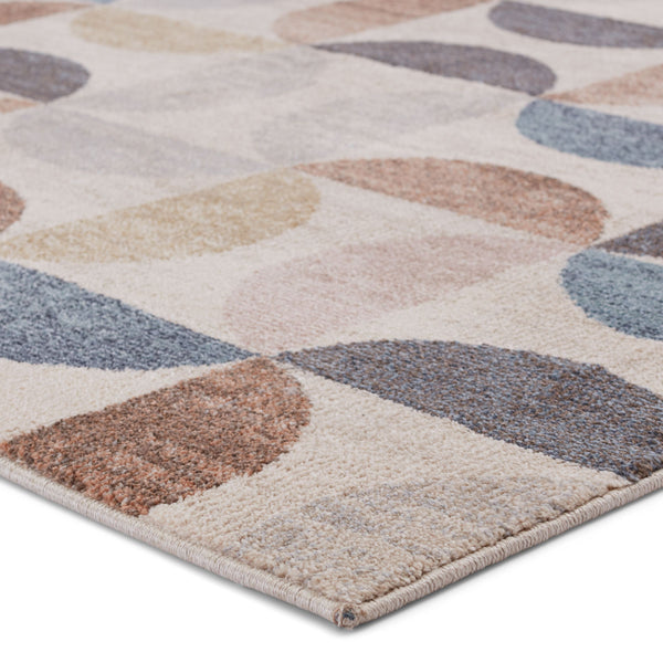 Jaipur Living Vibe by Jaipur Living Marcelo Power Loomed Polypropylene Geometric Area Rug 6'7" x 9'6" RUG150575