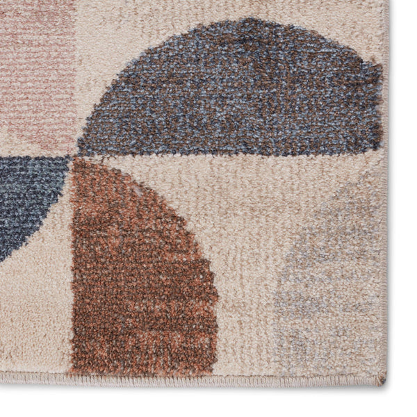 Jaipur Living Vibe by Jaipur Living Marcelo Power Loomed Polypropylene Geometric Area Rug 6'7" x 9'6" RUG150575