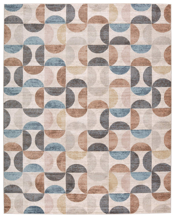 Jaipur Living Vibe by Jaipur Living Marcelo Power Loomed Polypropylene Geometric Area Rug 9'6" x 12' RUG150550