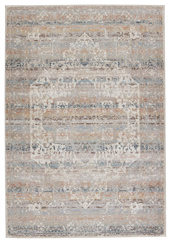 Jaipur Living Vibe by Jaipur Living Zoelle Medallion Polypropylene Rug for Dining Foyer 8' x 10' RUG151303