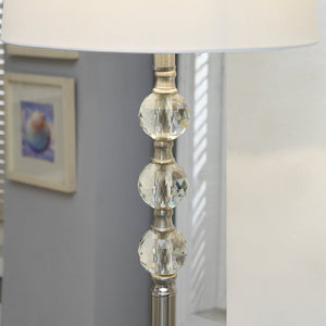 Herndon Crystal Floor Lamp ABS1188BNSNG Evolution by Crestview Collection