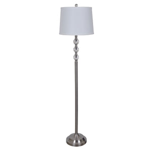 Herndon Crystal Floor Lamp ABS1188BNSNG Evolution by Crestview Collection