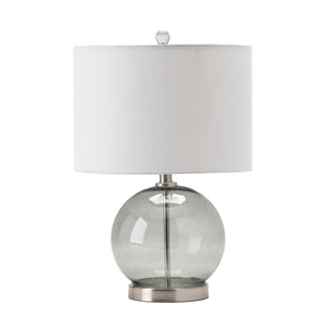 Smoke Glass Table Lamp ABS1315GRYSNG Evolution by Crestview Collection