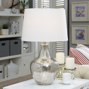 Beckinsale Glass Table Lamp ABS1369SNG Evolution by Crestview Collection