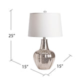 Beckinsale Glass Table Lamp ABS1369SNG Evolution by Crestview Collection