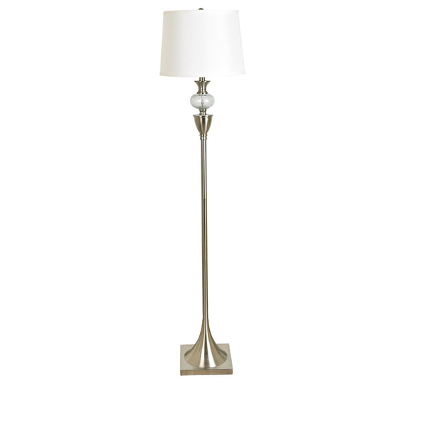 Windsor Metal Floor Lamp ABS1377SNG Evolution by Crestview Collection
