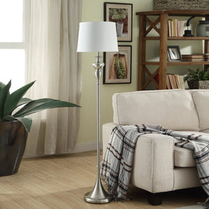 Queensland Metal Floor Lamp ABS1378SNG Evolution by Crestview Collection