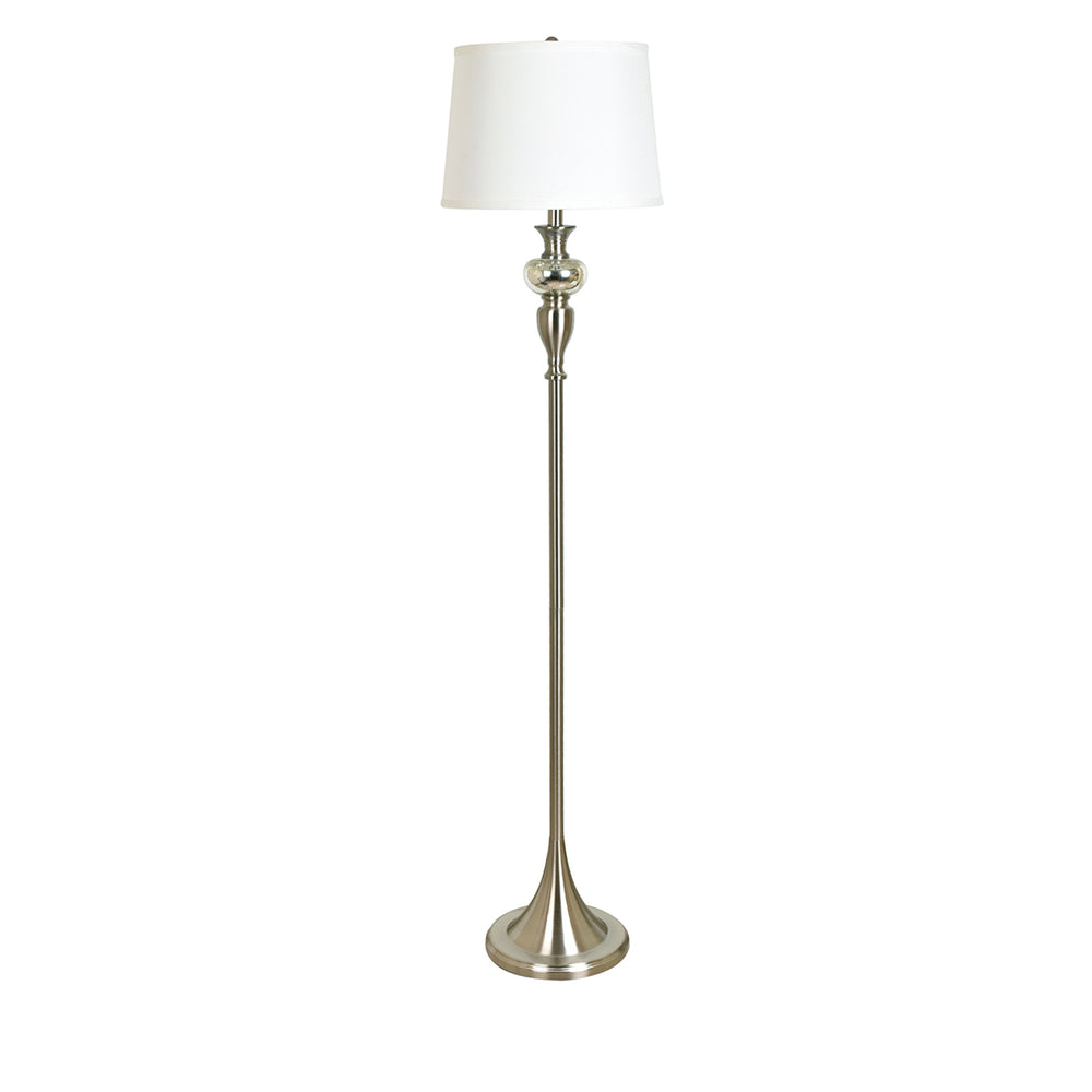 Queensland Metal Floor Lamp ABS1378SNG Evolution by Crestview Collection