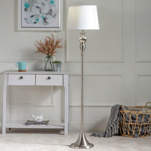 Queensland Metal Floor Lamp ABS1378SNG Evolution by Crestview Collection