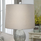 Lochland Glass Table Lamp ABS1399BNSNG Evolution by Crestview Collection