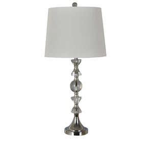 Beckham Crystal Table Lamp ABS1416BNSNG Evolution by Crestview Collection