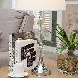 Brentworth Crystal Table Lamp ABS1424BNSNG Evolution by Crestview Collection