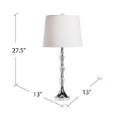 Brentworth Crystal Table Lamp ABS1424BNSNG Evolution by Crestview Collection