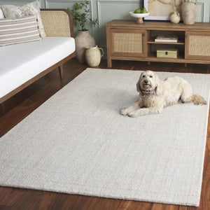 Safavieh Abstract Modern Hand-tufted Area Rug For Luxurious Comfort And Style In Any Living Space Design Beige Polyester Pile Abt151b-8