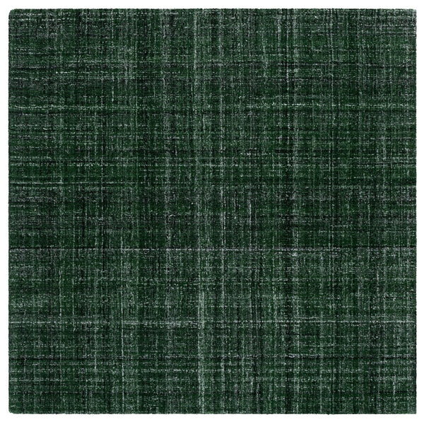 Safavieh Abstract Hand-tufted Runner Rug - Elegant Beige Design To Elevate Your Home Decor With Style Dark Green Polyester Pile Abt151c-6sq