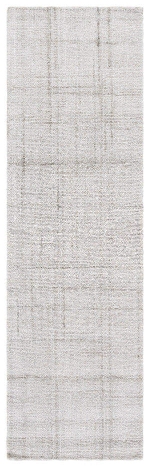 Safavieh Abstract Hand-tufted Runner Rug - Elegant Beige Design To Elevate Your Home Decor With Style Light Grey Polyester Pile Abt151f-28