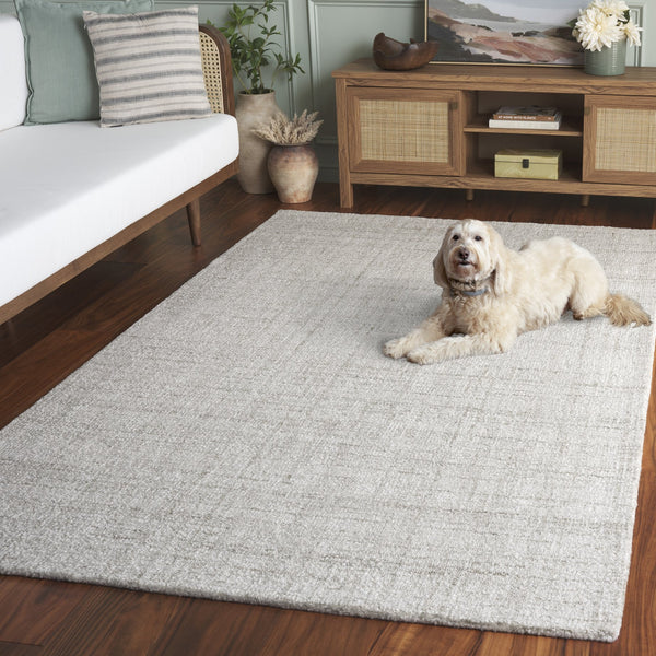 Safavieh Abstract Hand-tufted Runner Rug - Elegant Beige Design To Elevate Your Home Decor With Style Light Grey Polyester Pile Abt151f-5