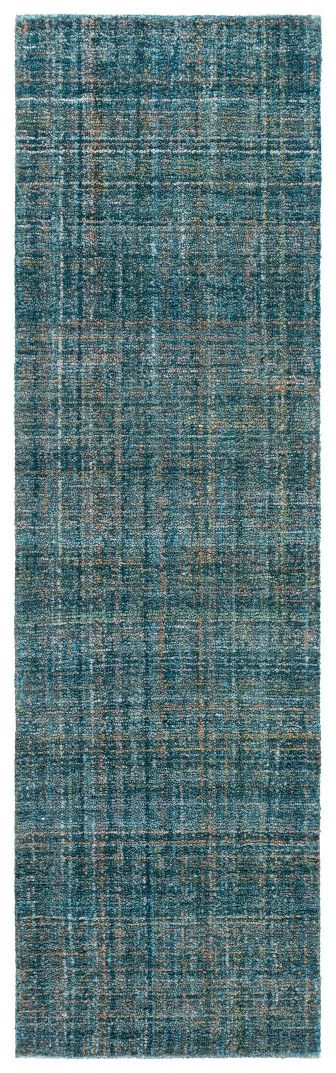 Safavieh Abstract Hand-tufted Runner Rug - Elegant Beige Design To Elevate Your Home Decor With Style Turquoise ,Light Blue Polyester Pile Abt151k-6sq