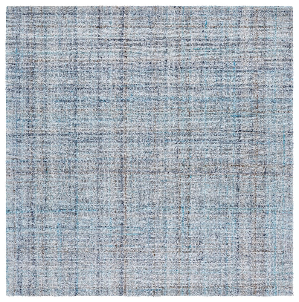 Safavieh Abstract Hand-tufted Runner Rug - Elegant Beige Design To Elevate Your Home Decor With Style Turquoise ,Light Blue Polyester Pile Abt151k-6sq