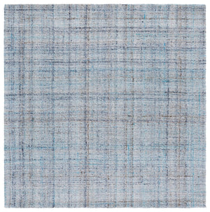 Safavieh Abstract Hand-tufted Runner Rug - Elegant Beige Design To Elevate Your Home Decor With Style Turquoise ,Light Blue Polyester Pile Abt151k-6sq
