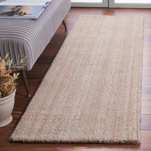 Safavieh Abstract 151 Hand Tufted Contemporary Rug Aqua / Brown Polyester Pile