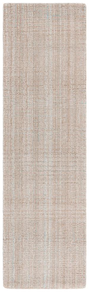 Safavieh Abstract Tranquil Hues Hand-tufted Area Rug - Luxurious Polyester, Contemporary Style For Modern Homes Aqua ,Brown Polyester Pile Abt151t-4