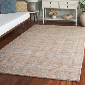 Safavieh Abstract Tranquil Hues Hand-tufted Area Rug - Luxurious Polyester, Contemporary Style For Modern Homes Aqua ,Brown Polyester Pile Abt151t-4