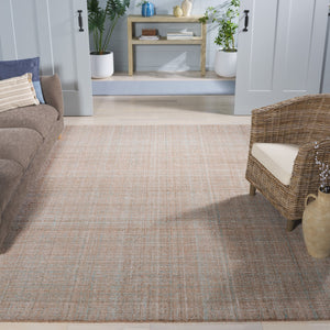 Safavieh Abstract Tranquil Hues Hand-tufted Area Rug - Luxurious Polyester, Contemporary Style For Modern Homes Aqua ,Brown Polyester Pile Abt151t-4