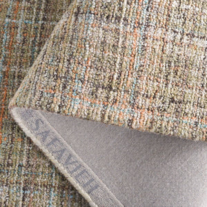 Safavieh Abstract 151 Hand Tufted Contemporary Rug Brown / Green Polyester Pile