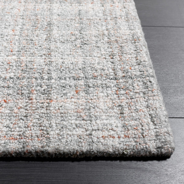 Safavieh Abstract 152 Hand Tufted Polyester Pile Modern Rug Grey / Rust ABT152F-8