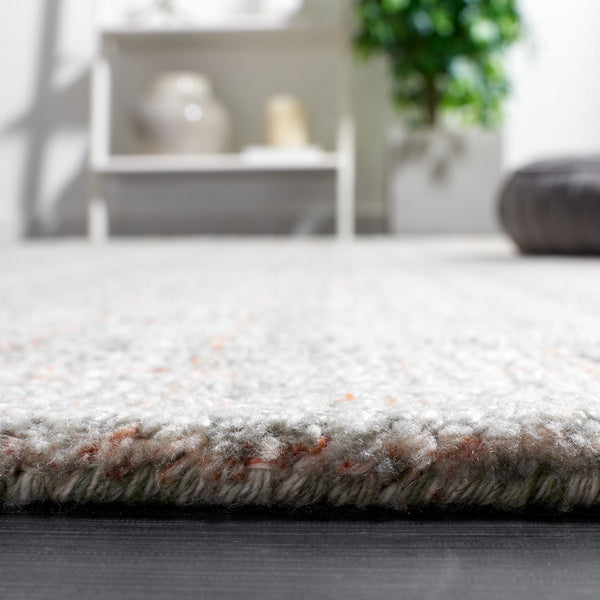 Safavieh Abstract 152 Hand Tufted Polyester Pile Modern Rug Grey / Rust ABT152F-8