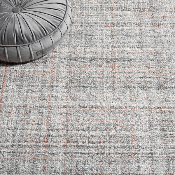Safavieh Abstract 152 Hand Tufted Polyester Pile Modern Rug Grey / Rust ABT152F-8