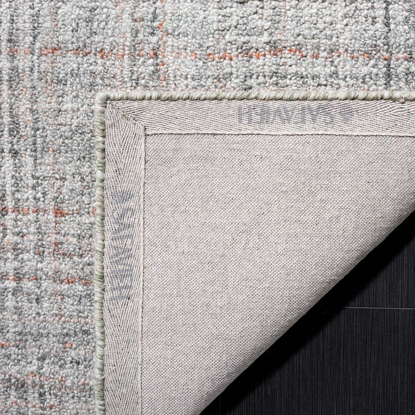 Safavieh Abstract 152 Hand Tufted Polyester Pile Modern Rug Grey / Rust ABT152F-8