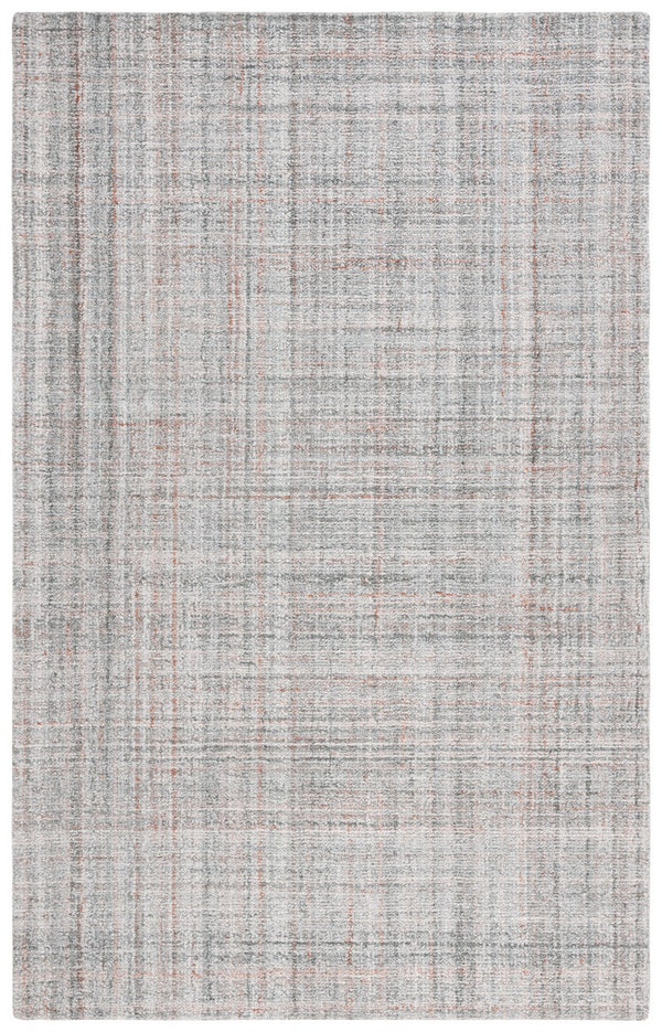 Safavieh Abstract 152 Hand Tufted Polyester Pile Modern Rug Grey / Rust ABT152F-8