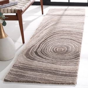 Safavieh Abstract 153 Hand Tufted Modern Rug Grey / Ivory Polyester Pile