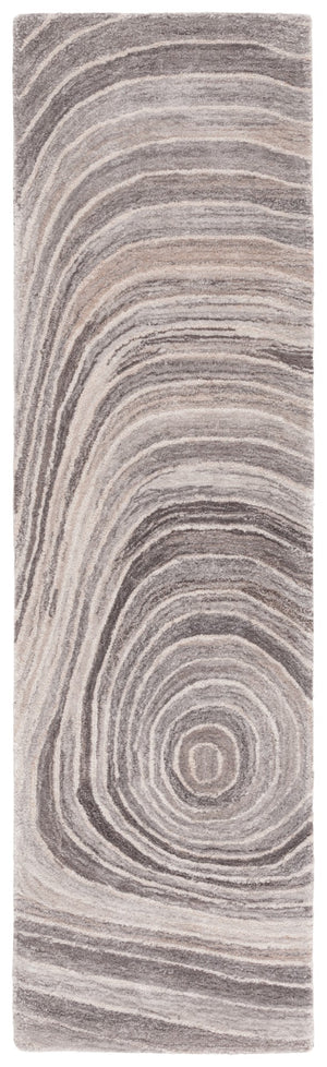 Safavieh Abstract 153 Hand Tufted Modern Rug Grey / Ivory Polyester Pile