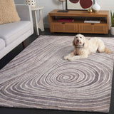 Safavieh Abstract 153 Hand Tufted Modern Rug Grey / Ivory Polyester Pile