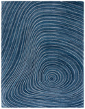 Safavieh Abstract 154 Hand Tufted Modern Rug Blue / Ivory Polyester Pile