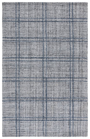 Safavieh Abstract Hand Tufted Polyester Area Rug Plush Dark Grey Pile for Modern Living Rooms ABT155F-6