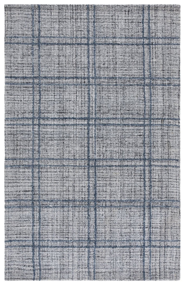 Safavieh Abstract Hand Tufted Polyester Area Rug Plush Dark Grey Pile for Modern Living Rooms ABT155F-6
