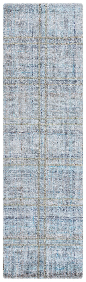 Safavieh Abstract Modern Hand-tufted Area Rug - Exquisite Dark Textured Design For Cozy Living Spaces Blue ,Grey Polyester Pile Abt155m-9