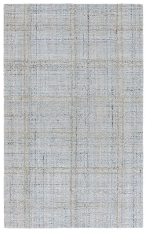 Safavieh Abstract Modern Hand-tufted Area Rug - Exquisite Dark Textured Design For Cozy Living Spaces Blue ,Grey Polyester Pile Abt155m-9