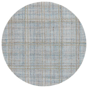 Safavieh Abstract Modern Hand-tufted Area Rug - Exquisite Dark Textured Design For Cozy Living Spaces Blue ,Grey Polyester Pile Abt155m-9