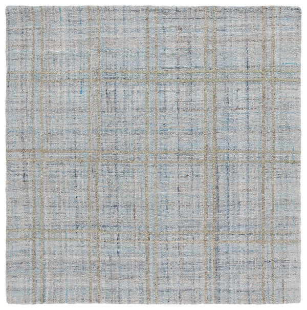 Safavieh Abstract Modern Hand-tufted Area Rug - Exquisite Dark Textured Design For Cozy Living Spaces Blue ,Grey Polyester Pile Abt155m-9